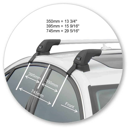 Багажник Whispbar FlushBar AUDI A6 LIMOUSINE 4 DOOR SEDAN 2011 - 2015