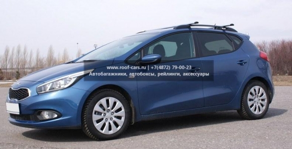Рейлинги на крышу APS Kia CEED хэтчбек 2013+