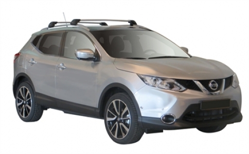 Багажник Whispbar FlushBar Nissan Qashqai 2014+ (Rails) c рейлингами