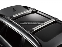 Багажник Whispbar с поперечиной RailBar VOLKSWAGEN Touran, 5 дверный минивэн, 2003 - 2010 - 2014 (Rails) c рейлингами