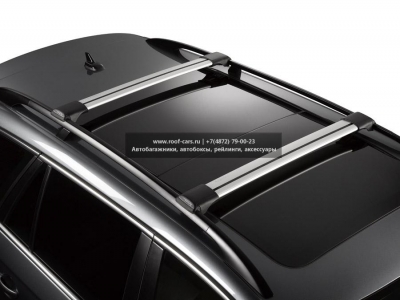 Багажник Whispbar с поперечиной RailBar VOLKSWAGEN Touran, 5 дверный минивэн, 2003 - 2010 - 2014 (Rails) c рейлингами