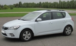 Рейлинги алюминиевые KIA CEED хэтчбек 2006-2012 г.в