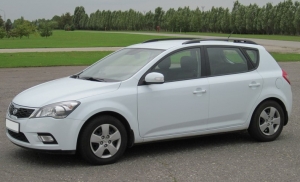 Рейлинги алюминиевые KIA CEED хэтчбек 2006-2012 г.в