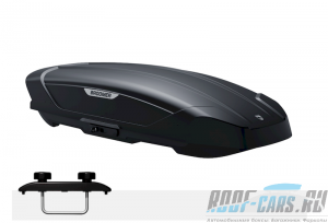 Автобокс Broomer Venture (L) 1870 х 890 х 400 на 430 литров с 2-ух сторонним открытием