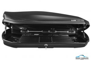 Бокс LUX IRBIS 175 серый, черный матовый 450L (1750х850х400) открывание с 2-ух сторон