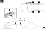 K1012 Установочный комплект для автобагажника YAKIMA/WHISPBAR Mercedes-Benz E-Class W213, 4dr Sedan 16+