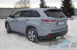 ТСУ /тип F/ с НЕРЖ накладкой TOYOTA Highlander 2013-2020
