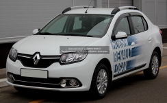 Рейлинги на крышу APS Renault Logan II 2014+