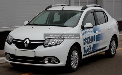Рейлинги на крышу APS Renault Logan II 2014+